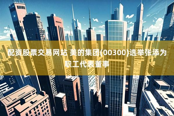 配资股票交易网站 美的集团(00300)选举张添为职工代表董事