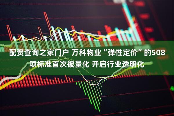 配资查询之家门户 万科物业“弹性定价”的508项标准首次被量化 开启行业透明化